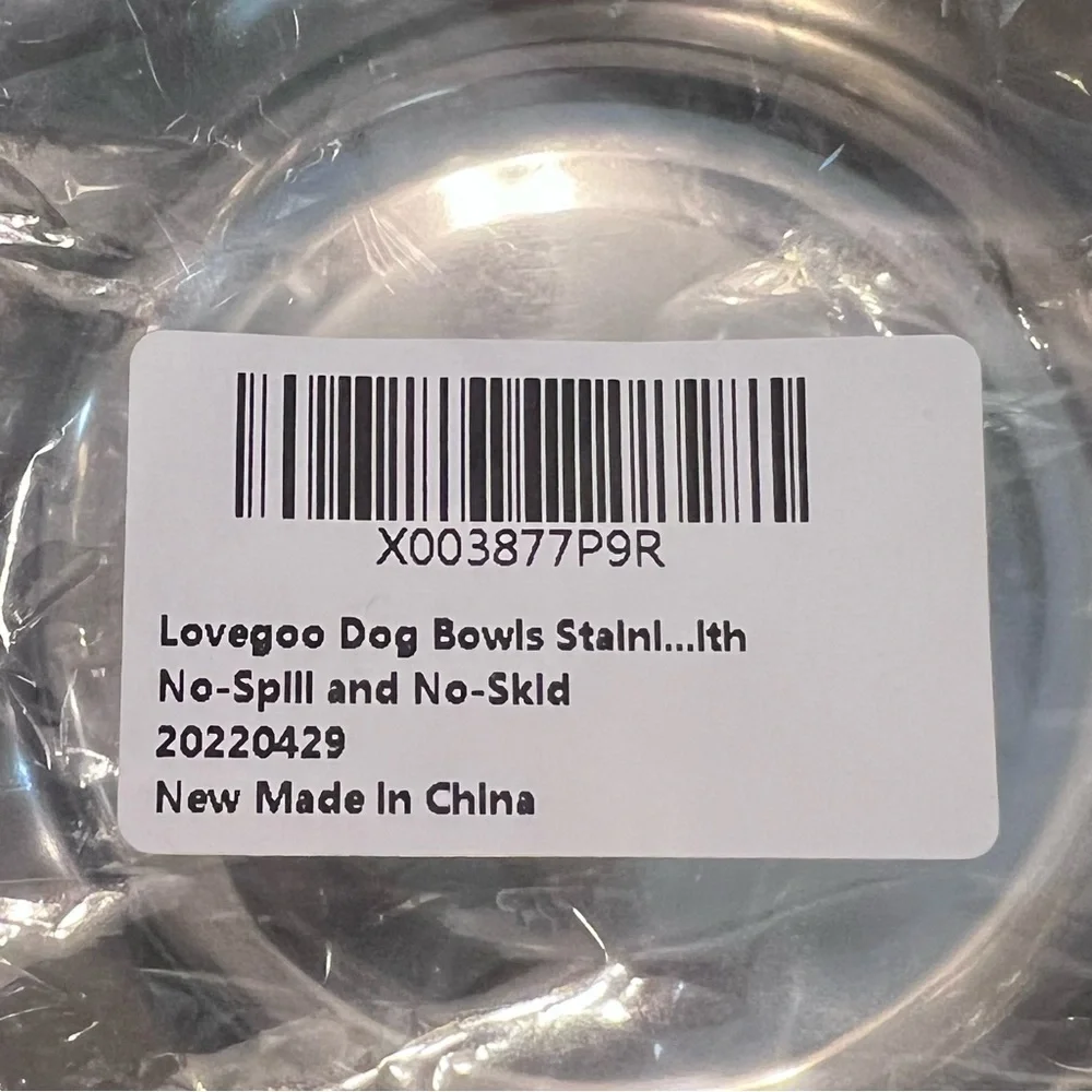 🌟NEW🌟 No Spill No Skid Resistant Stainless Steel Dog Bowl Set with Mat
